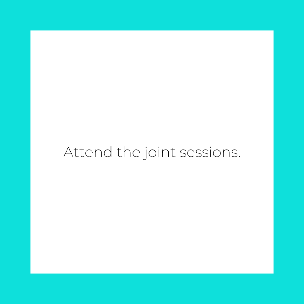 Attend the joint relationship mediation sessions