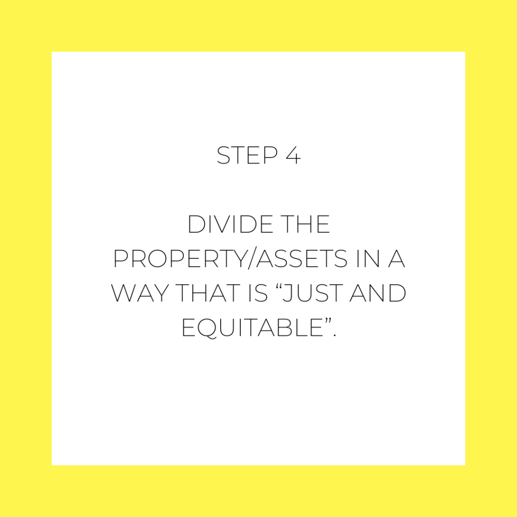 Family Law Property Settlement Process Step 4